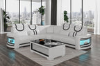Luca Modern Corner Sectional with LED Light