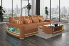 Luca Modern L Shape Sectional with LED Light
