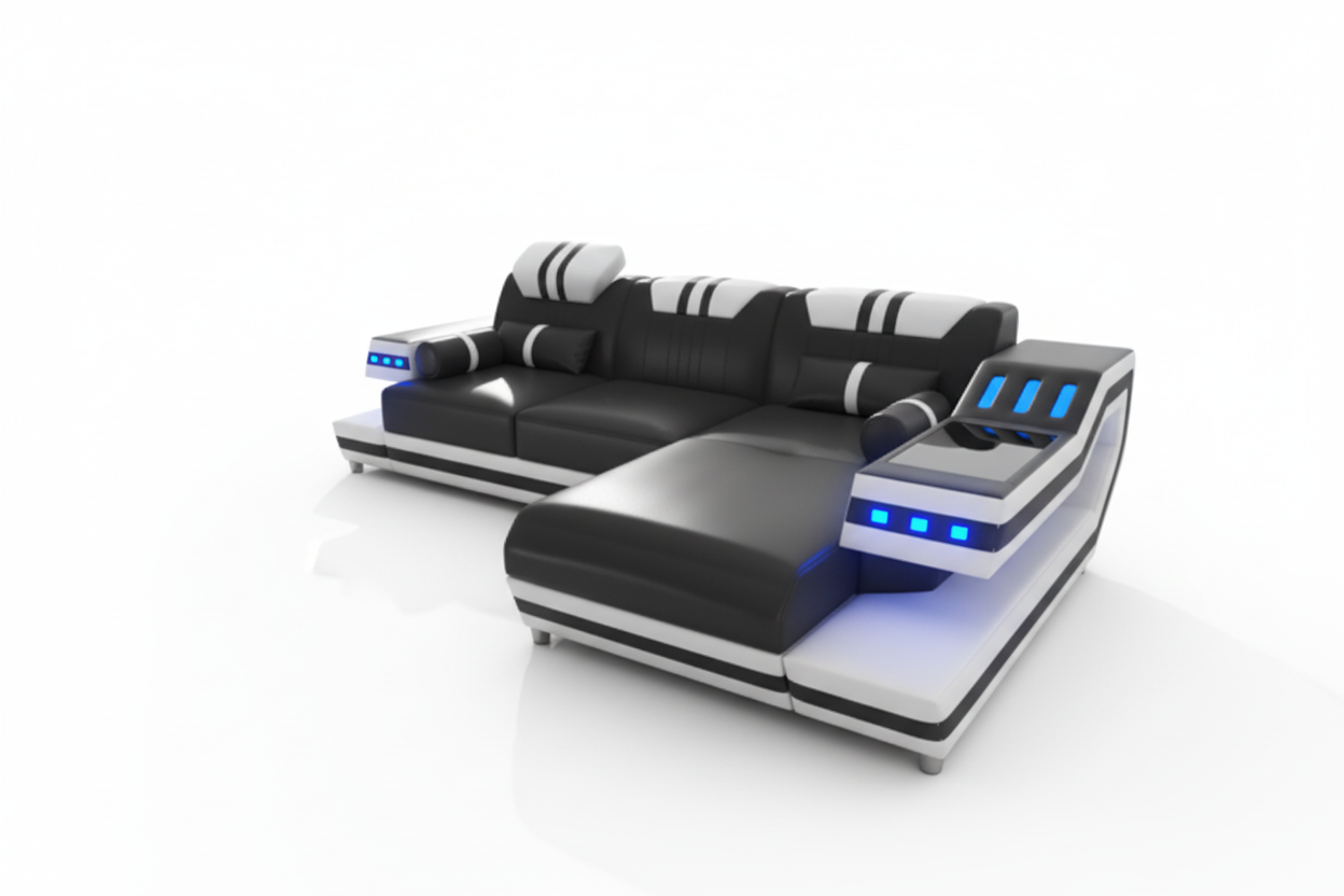 Aura Compact Sectional soft shadow