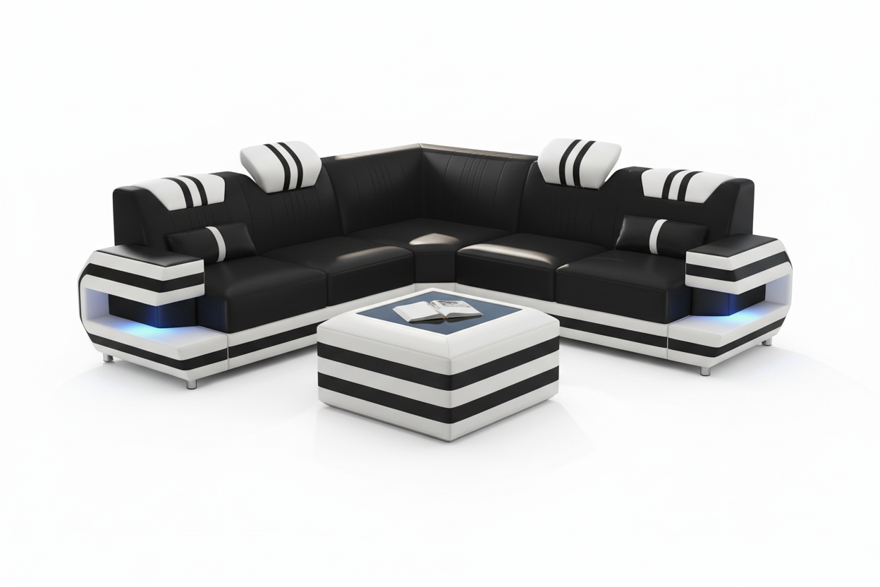 Aura Corner Sectional sharp shadow