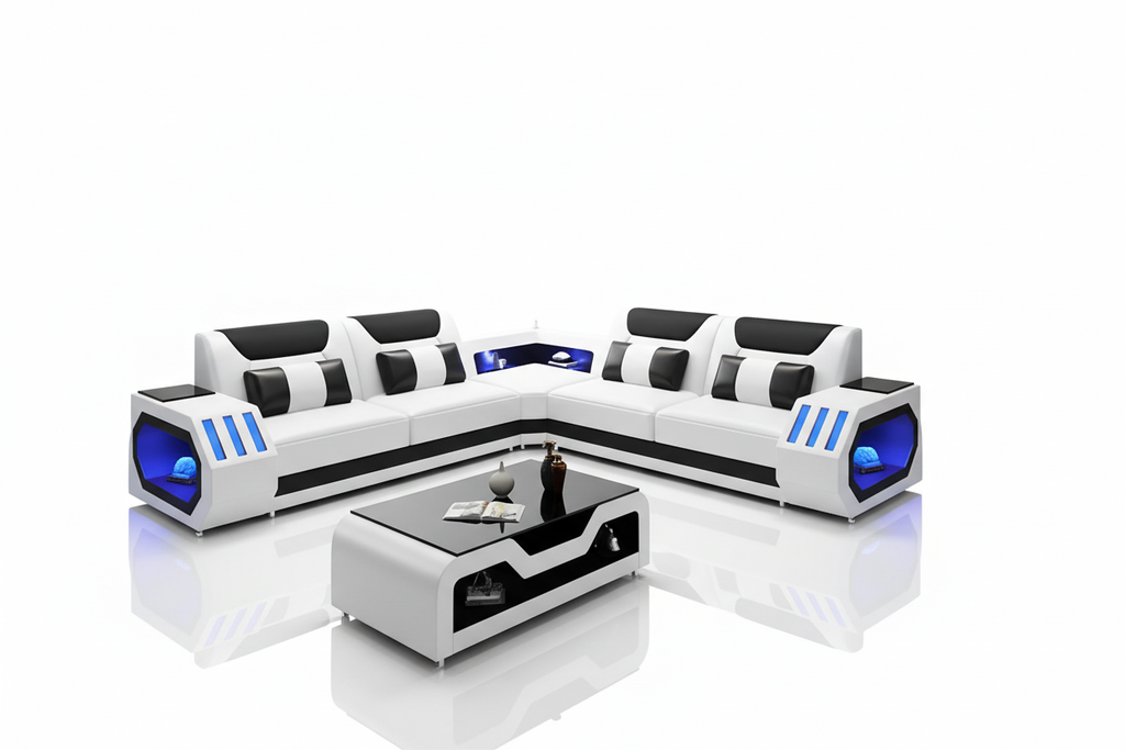 Black & White Sectional - Reflection