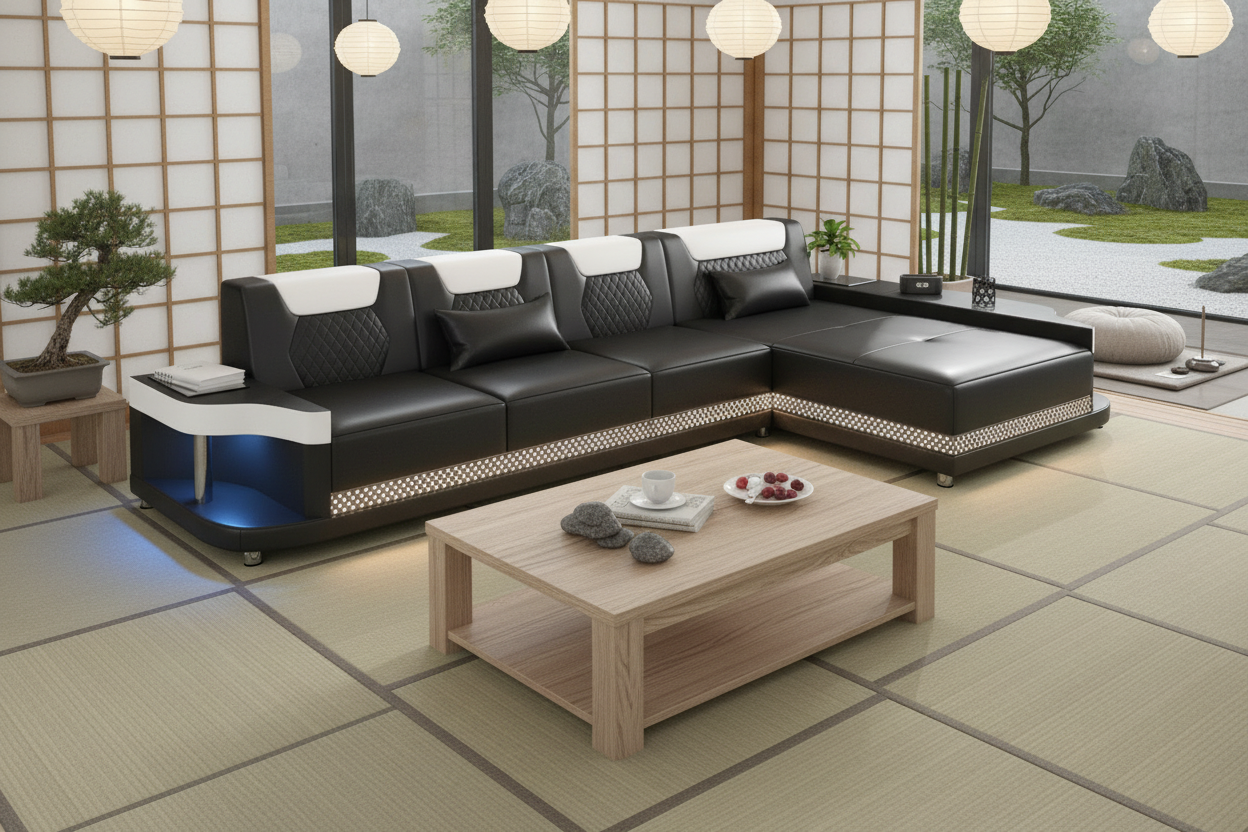 NEXA Compact Sectional - Japanese Zen